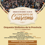 La Orquesta Sinfónica brindará un concierto especial por la Semana Santa